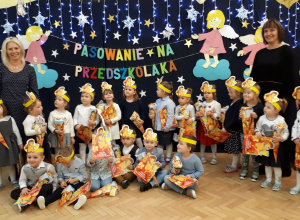 22.12.2020 "Pasowanie na przedszkolaka" w grupie Jeżyków